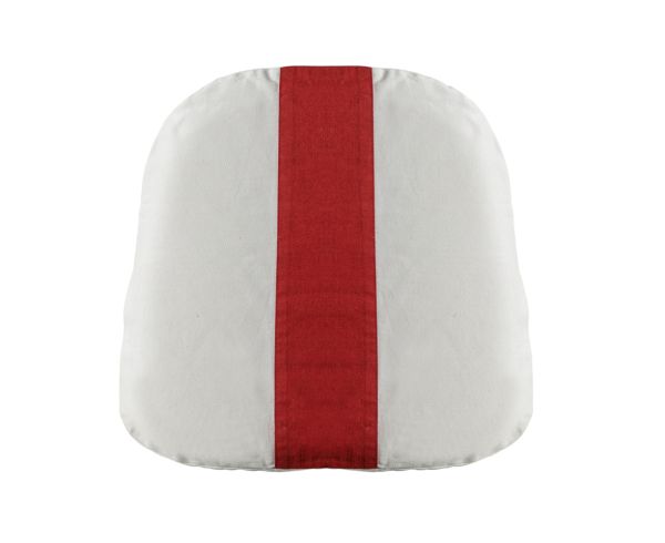 Off white com listra cereja